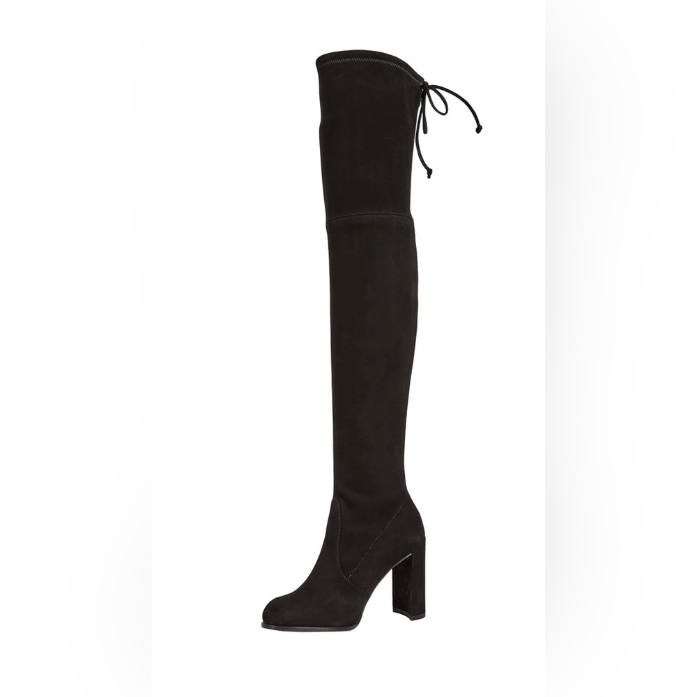 Stuart Weitzman Hiline Over the Knee Boots in Black - Suede - NEVER WORN